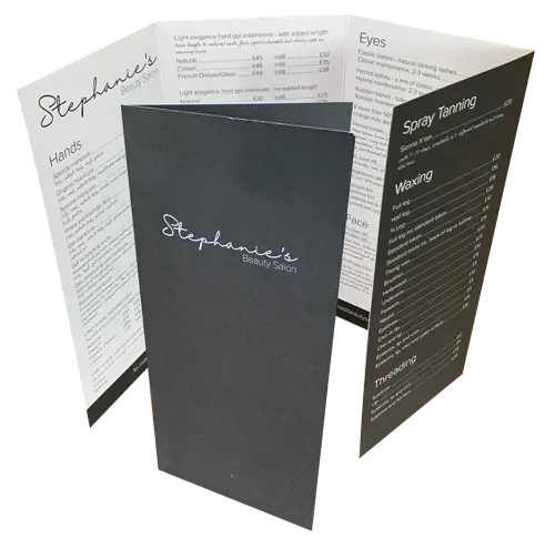Stephanie's Beauty Salons Price List April 2024